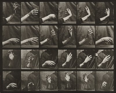 Bevægelse af hånden; slå tid af Eadweard Muybridge