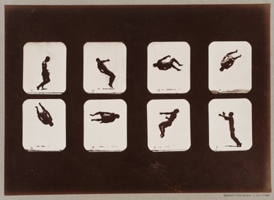 Plade 106. Atleter, Twisting Summersault af Eadweard Muybridge