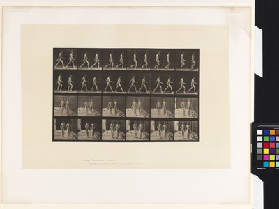 Plade 12.Gå af Eadweard Muybridge