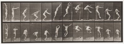 Tallerken 161. Springning; Stående Højdespring af Eadweard Muybridge