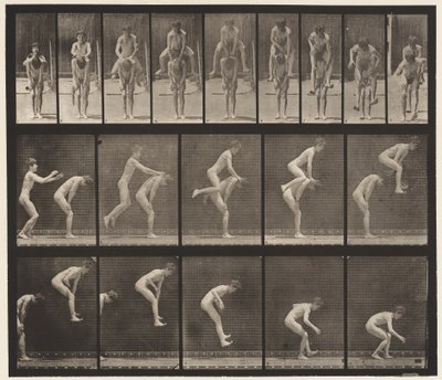 Tavle 167. Springning; Over drengens ryg (Leap Frog) af Eadweard Muybridge