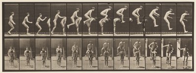 Tallerken 168. Springning; Over drengens ryg (Leap Frog) af Eadweard Muybridge