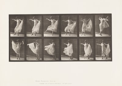 Tallerken 189. Dans (fancy) af Eadweard Muybridge