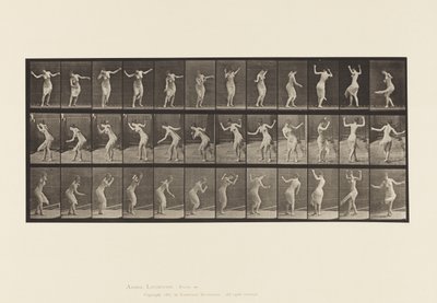 Tallerken 191. Dans (fancy) af Eadweard Muybridge