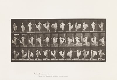 Tallerken 192. Dans (fancy) af Eadweard Muybridge