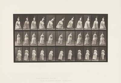 Tavle 198. Courtseying, 1885 af Eadweard Muybridge