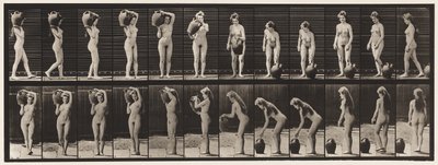 Plade 226. Fjernelse af vandbeholder fra skulder til jorden & vending af Eadweard Muybridge
