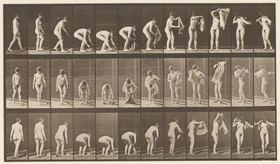 Tavle 227. Løfteklæde fra jorden,, 1872-1885 af Eadweard Muybridge