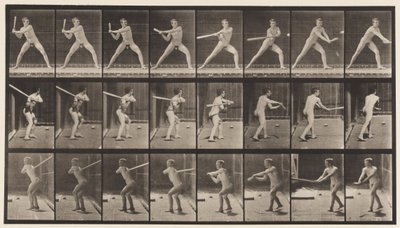 Plade 276. Base-ball; Batting af Eadweard Muybridge