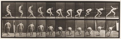 Tallerken 287. Baseball; Løbe og samle bolden op af Eadweard Muybridge