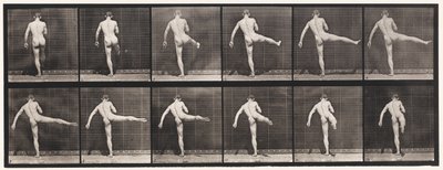 Tavle 369. Første Balletaktion af Eadweard Muybridge
