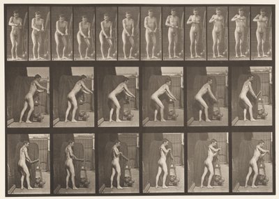 Plade 395. Drejning af et håndsving af Eadweard Muybridge