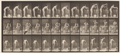 Tallerken 432. Vasketøj ved Kar af Eadweard Muybridge