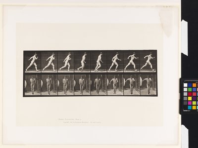 Plade 4. Gå af Eadweard Muybridge