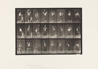 Tallerken 517. Diverse Bevægelser med Vandkrukke af Eadweard Muybridge