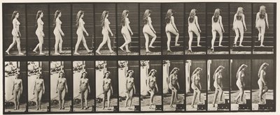 Tavle 99. Dreje- og opgangstrapper af Eadweard Muybridge