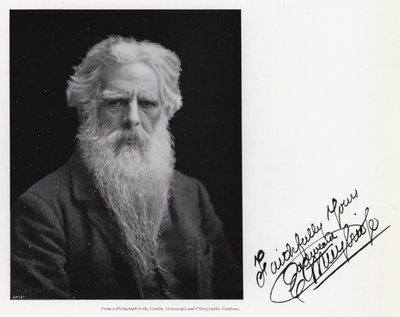 Portræt af Eadweard Muybridge (s/h foto) af Eadweard Muybridge