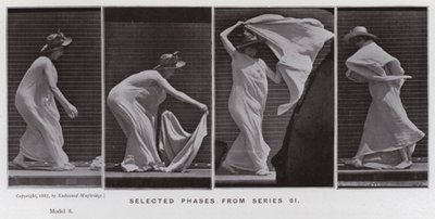 Den menneskelige figur i bevægelse: Udvalgte faser fra serie 61 af Eadweard Muybridge