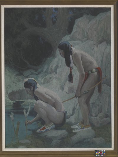 Sacred Waters (olie på lærred) af Eanger Irving Couse