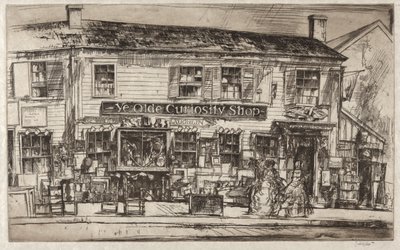 Ye Olde Curiosity Shop, Nantucket af Earl Horter