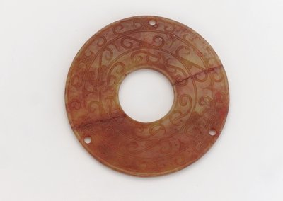 Ornamental skive, 4.-3. århundrede f.Kr af Eastern Zhou Dynasty Chinese School