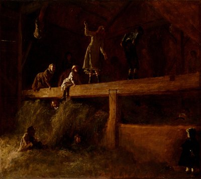 I Høloftet, c.1878 af Eastman Johnson