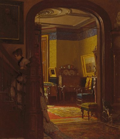 Ikke hjemme af Eastman Johnson