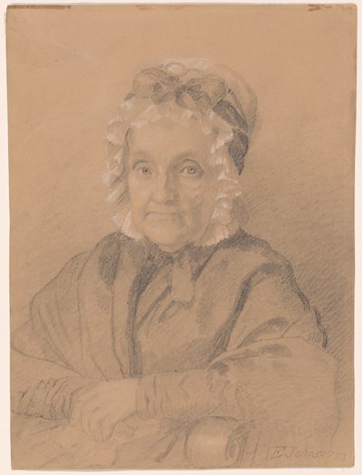 Portræt af fru Jeremiah Chandler af Eastman Johnson