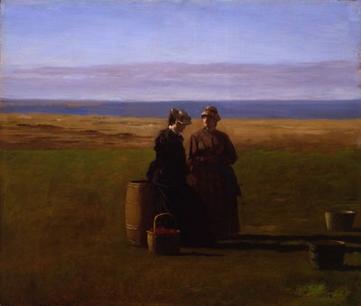 Samtalen, 1879 af Eastman Johnson