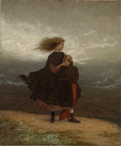 Pigen jeg efterlod mig, ca. 1872. af Eastman Johnson
