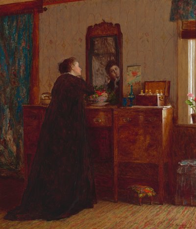 Toilettet, 1873. af Eastman Johnson