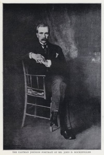 Eastman Johnson-portrættet af John D Rockefeller af Eastman after Johnson