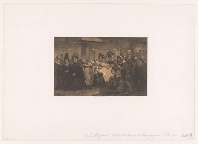 Maria af Bourgogne i staten i Brugge af Edgar Alfred Baes