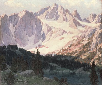 Sø i High Sierra (olie) af Edgar Alwin Payne
