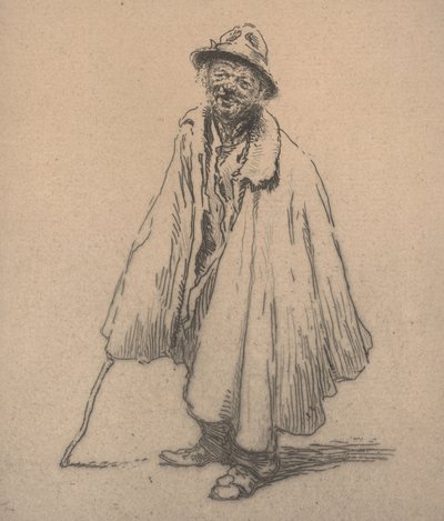 Francesconi, Venedig, begyndelsen af det 20. århundrede (radering) af Edgar Chahine