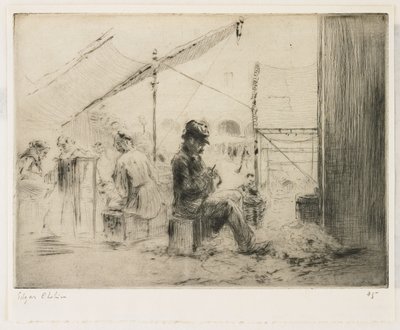 Artiskokskrælleren; Rialto, Venedig af Edgar Chahine