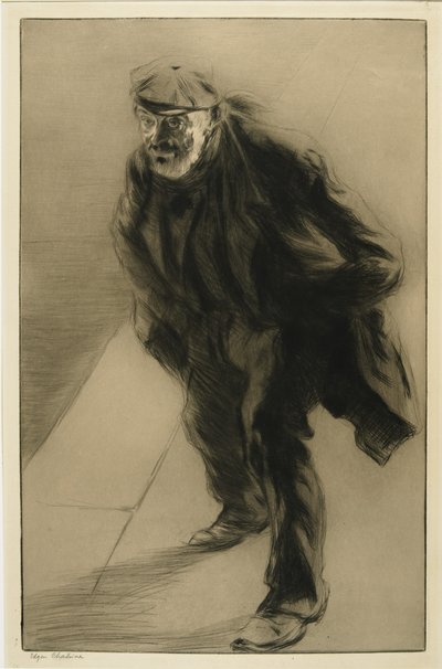 Ude af arbejde af Edgar Chahine