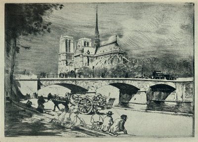 Apsis af Notre Dame, 1915 af Edgar Chahine