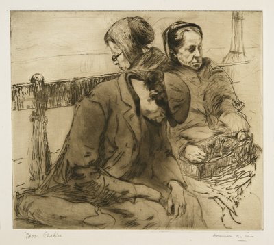 Vejfarende af Edgar Chahine