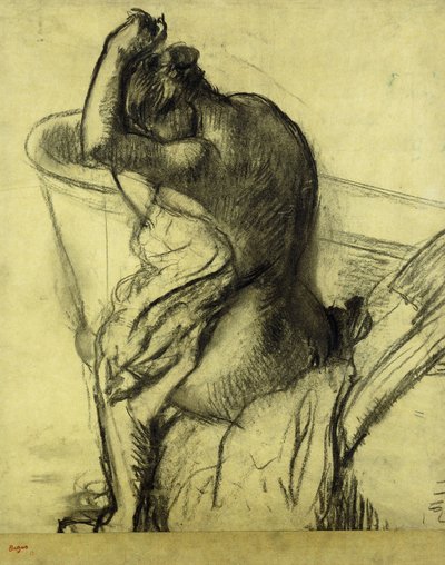 Efter Badet; Après le Bain, 1899 af Edgar Degas