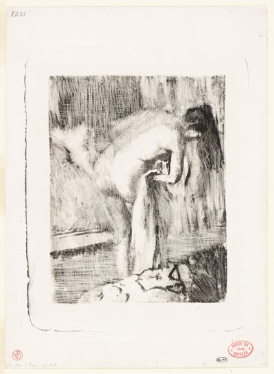 Kylpylän jälkeen II af Edgar Degas