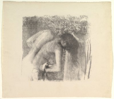 Efter Baths store version, 1891-92. af Edgar Degas