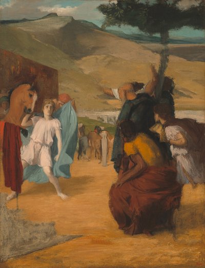 Alexander og Bucephalus af Edgar Degas