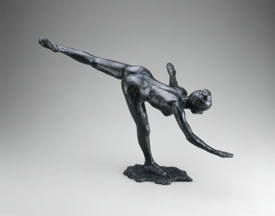 Arabesque, modelleret 188590 støbt 191921. af Edgar Degas