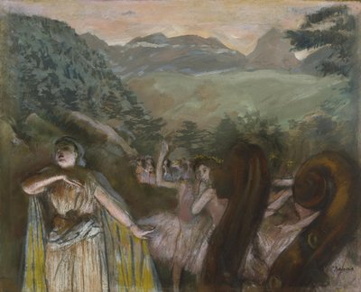 Aria efter Balletten af Edgar Degas