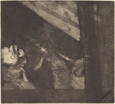 På Cafe des Ambassadeurs af Edgar Degas