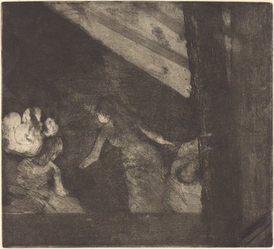 På Cafe des Ambassadeurs af Edgar Degas
