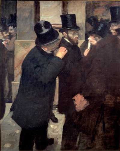 På Børsen af Edgar Degas