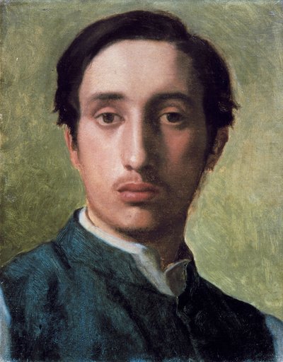 "Selvportræt" Maleri af Edgar Degas (1834-1917) 1857 af Edgar Degas