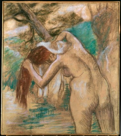 Bader ved vandet af Edgar Degas